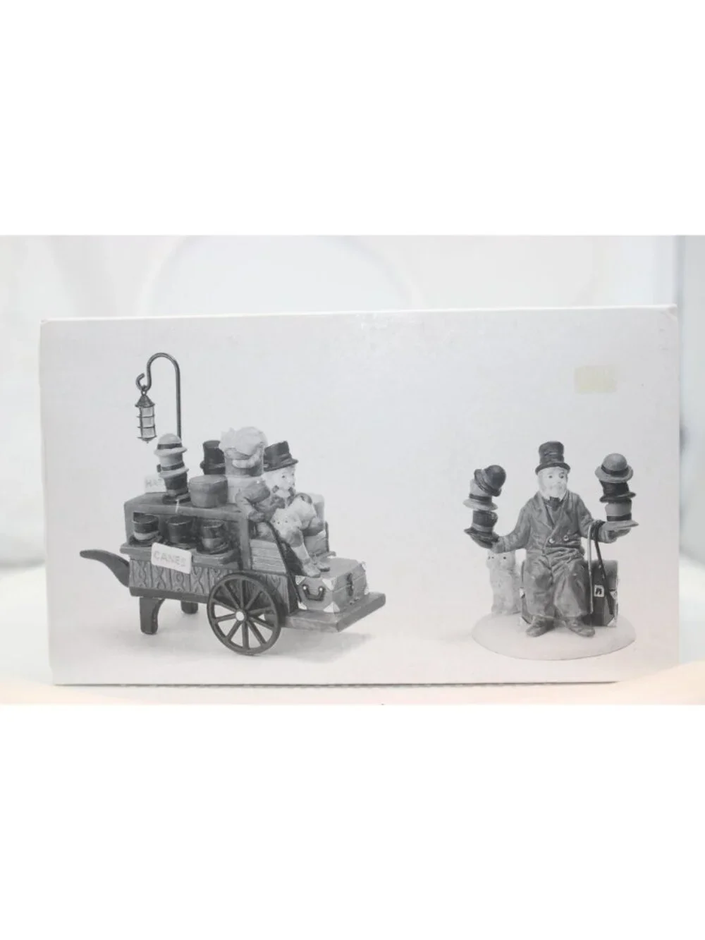 Dept 56 Dickens Village - Chelsea Market Hat Monger & Cart